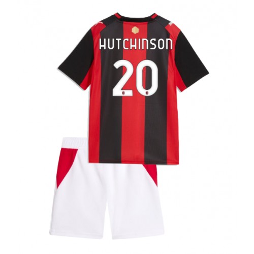 AC Milan Omari Hutchinson #20 Domaci Dres za Dječji 2026-27 Kratak Rukavima (+ kratke hlače)